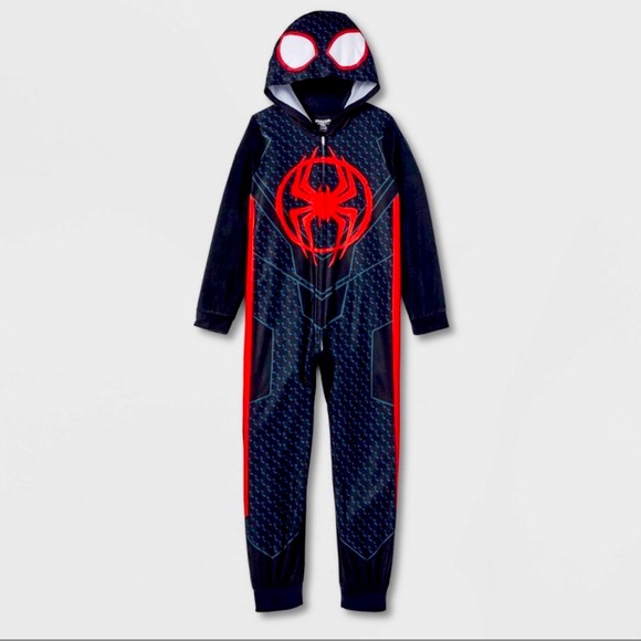 Boy’s Marvel Spider-man: Miles Morales Blanket Sleeper NWT 🕷 🕷 🕷 🕷 🕷 🕷 - Picture 1 of 5